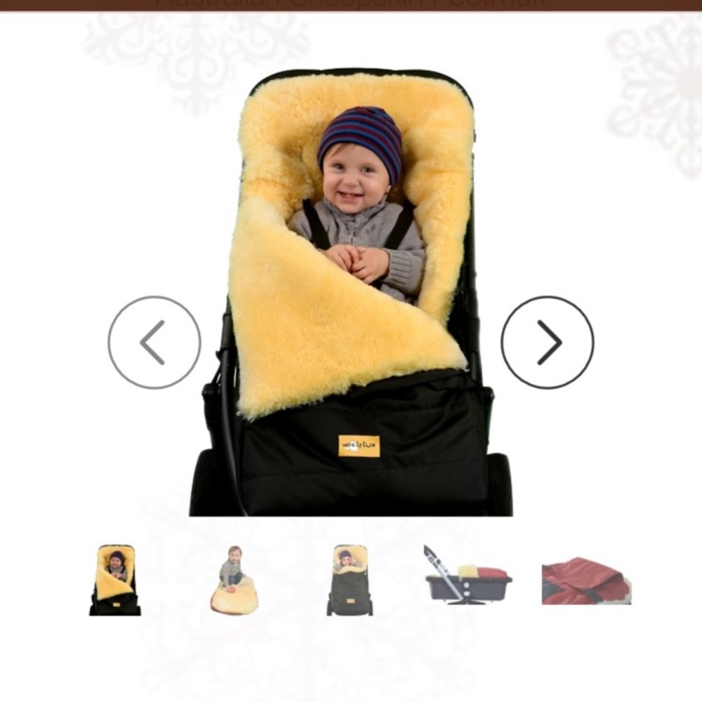 Woolylux Footmuff Stroller 100% Sheepskin